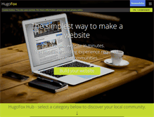Tablet Screenshot of hugofox.com